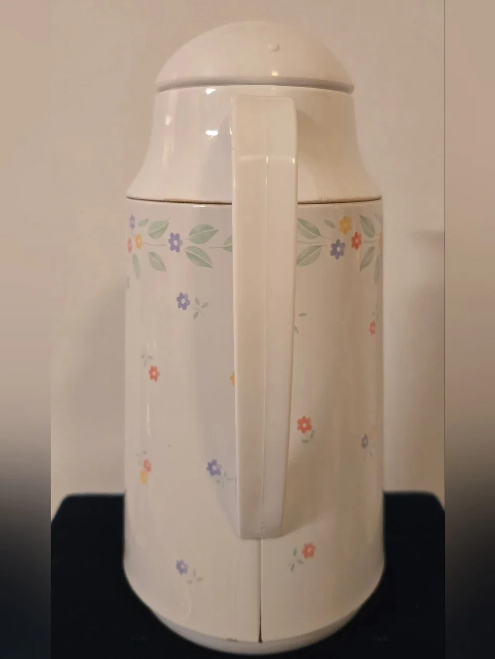 Vintage Corning Thermique 1-Qt Thermal Carafe English Meadow Pattern